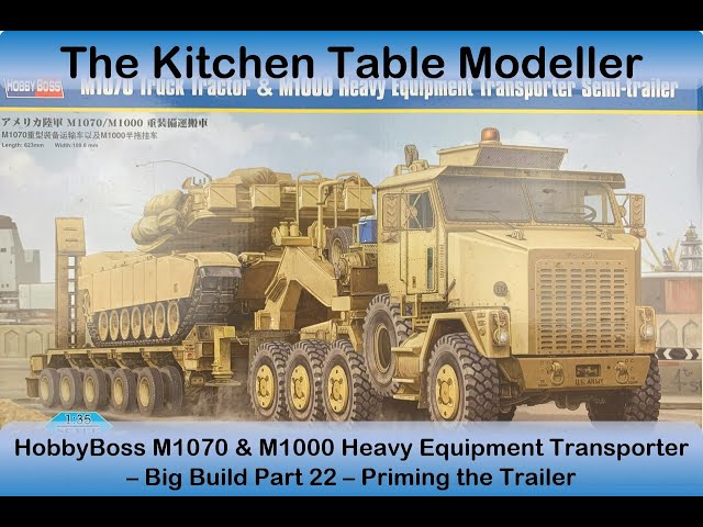 HobbyBoss M1070 & M1000 Heavy Equipment Transporter – Full Build