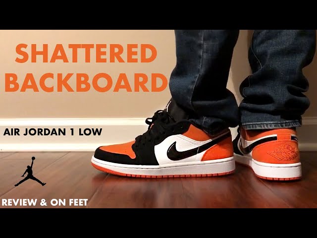 Air Jordan 1 Low Shattered Backboard Review and On Feet - YouTube