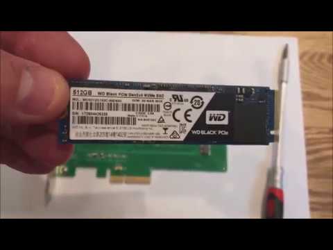 How to Install an NVME SSD in to a Precision T5810 Workstation