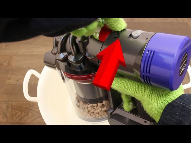 Dyson V7 Slim ゴミの捨て方とクリアビンのお手入れ方法 - YouTube