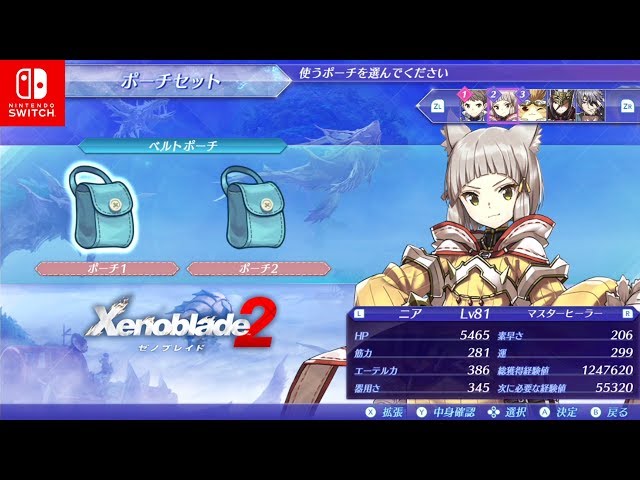Xenoblade Chronicles 2 How to Get the All Pouch Expansion Kit