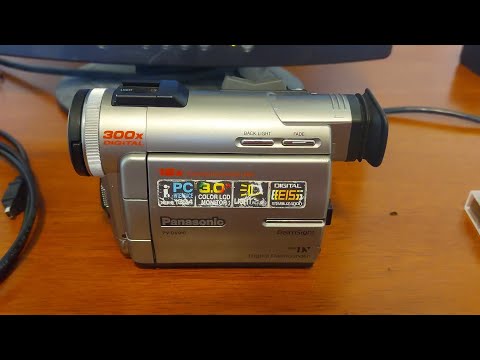 An Early MiniDV Based Camcorder - Panasonic Digital Palmcorder PV