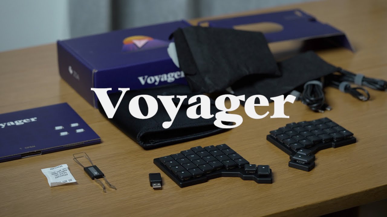 ZSA Voyager - Low-Profile Split Keyboard - Unboxing - YouTube