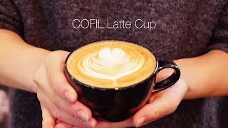 COFIL ラテカップ＆ソーサー7oz ミントピンク | COFIL by AIHA