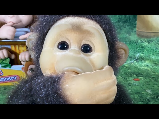 Vintage Plush Hosung Little monkey lost 1992 Unboxing, My Baby