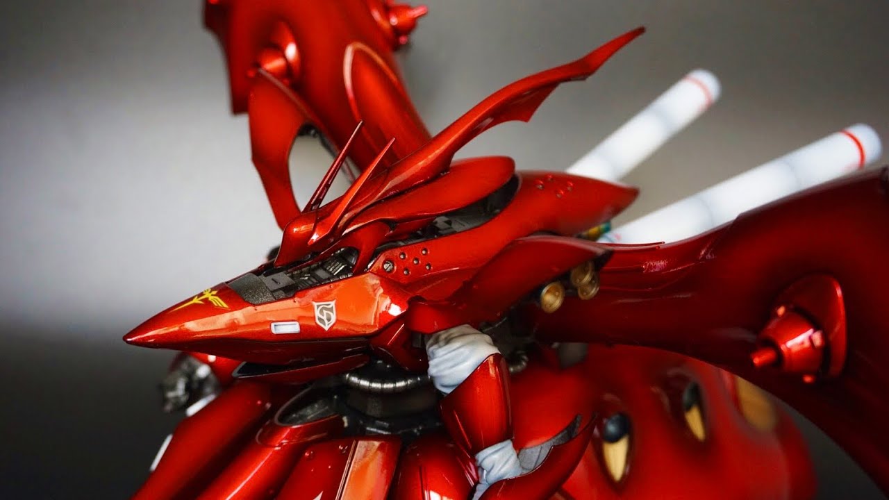 ガンプラ全塗装】HGナイチンゲール 新塗料クリアルージュでキャンディ