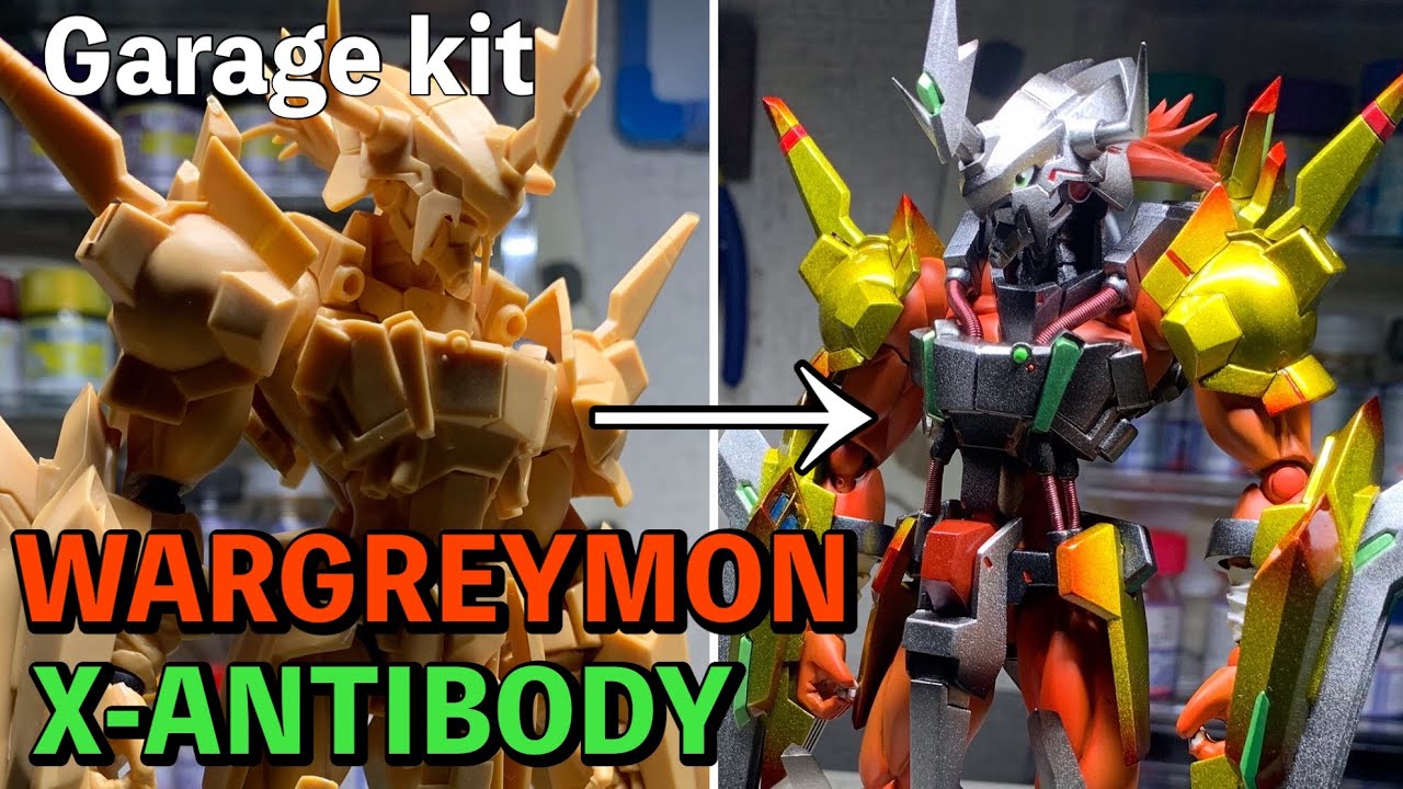 デジモン】ウォーグレイモンx抗体のガレージキットを作ってみたら