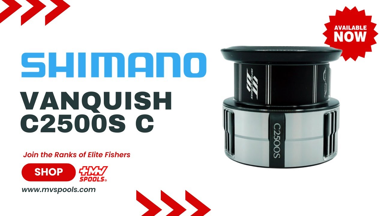 Shimano Vanquish C2500S C Original Spare Spool - YouTube