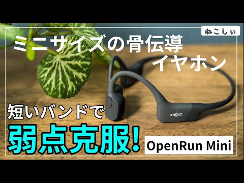 レビュー Shokz OpenRun Mini] Aeropexとの違いと選び方! ミニサイズの