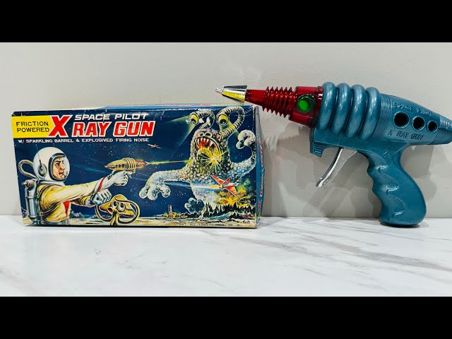 The rare version of the Taiyo Ray gun with super rare version box