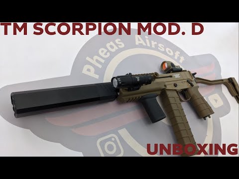 UNBOXING] TOKYO MARUI Scorpion Mod. D - 21st Century Scorpion from
