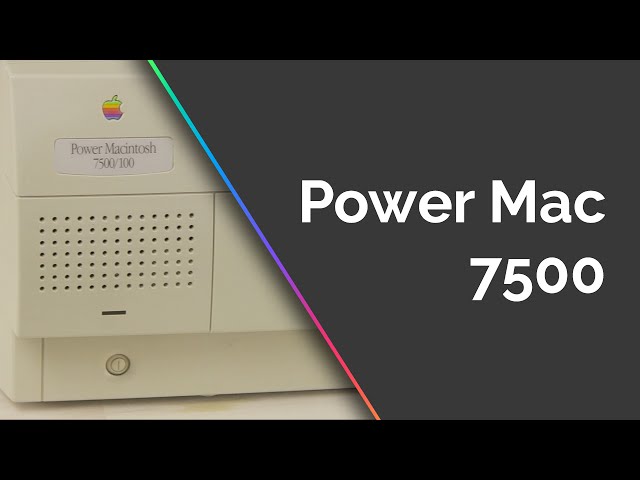 A Tour of the Power Macintosh 7500 - Vintage Apple Tours - YouTube