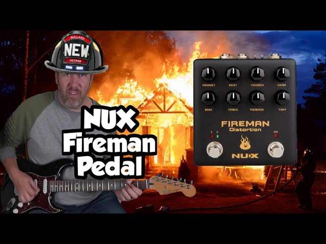 NUX Fireman Distortion Pedal - Amp In A Box Pedal - YouTube