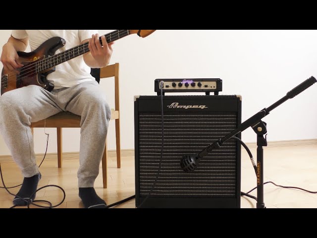 Ampeg PF-350 ポータブル＆パワフルな小型ベース・ヘッドを川崎哲平が