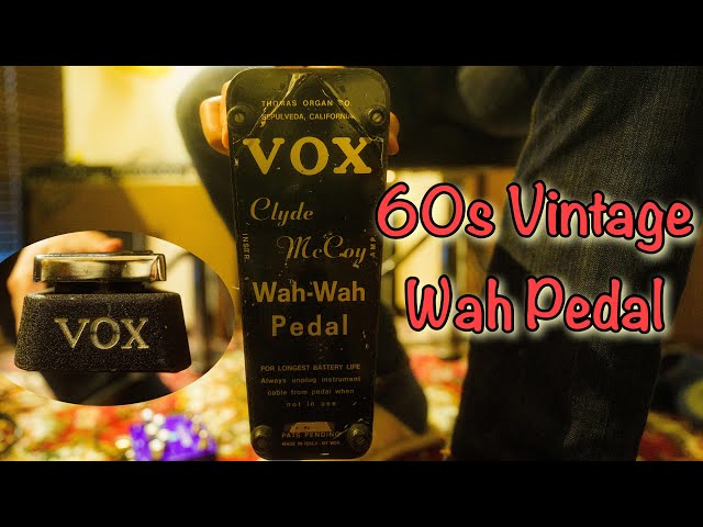 VOX Clyde McCoy Wah-Wah Pedal - YouTube