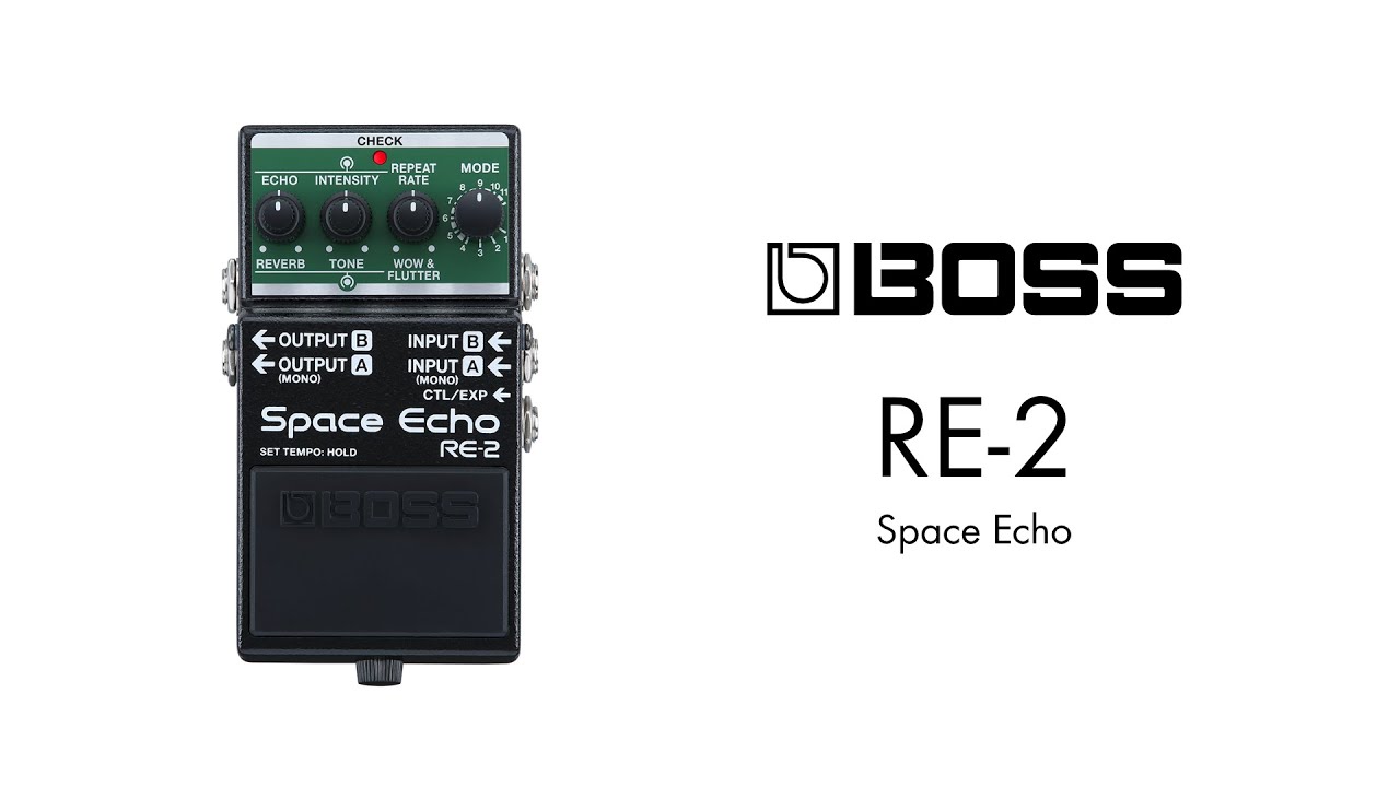 エフェクター 試奏動画】BOSS RE-2 Space Echo スペースエコー エコー