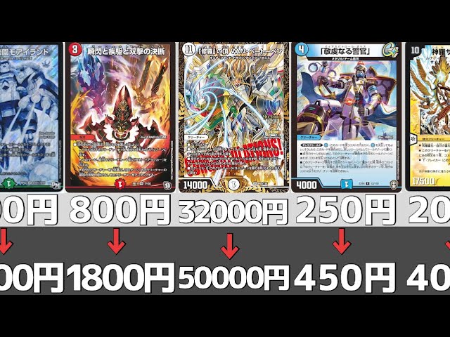 デュエマの価格高騰まとめ【2021年11月度】 - YouTube