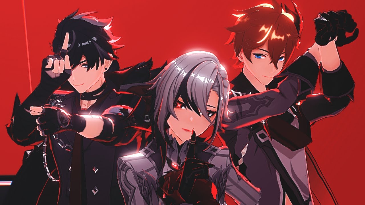 MMD原神Genshin Impact】紗痲 Shama 【リオセスリ・アルレッキーノ