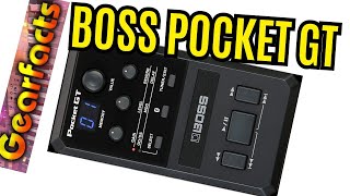 Boss PocketGT micro effects processor (tested with keyboard sounds