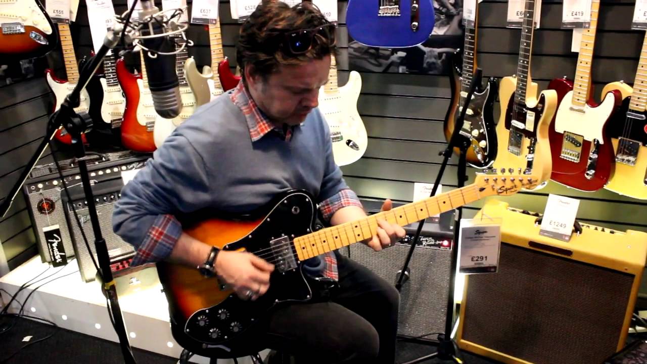 Squier Vintage Modified Telecaster review with Damon Chivers - YouTube