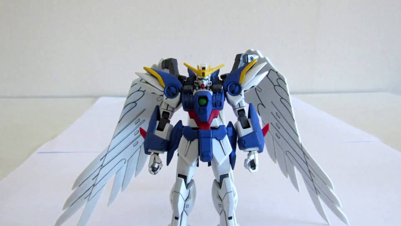 HG Wing Gundam Zero Custom Review - YouTube