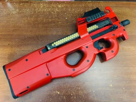 東京マルイ P90 電動ガン 徹底的に分解 - YouTube