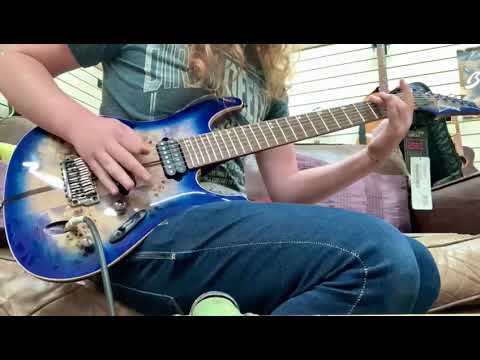 Ibanez S1027PBF-CLB Premium Cerulean Blue Burst 7 String (Pre