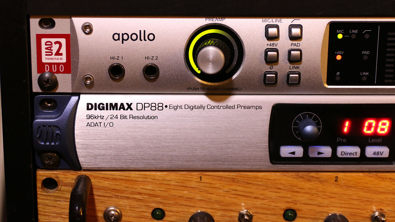 DIGIMAX DP88 is the perfect match for Universal Audio Apollo - YouTube