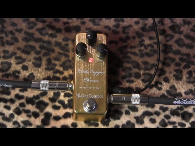One Control LITTLE COPPER CHORUS (BJF design) demo with J. Mascis