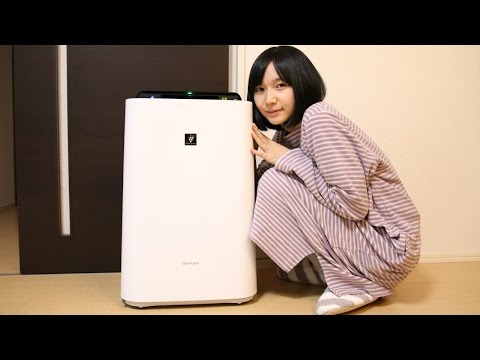 プラズマクラスターの加湿空気清浄機を買いました。 - YouTube