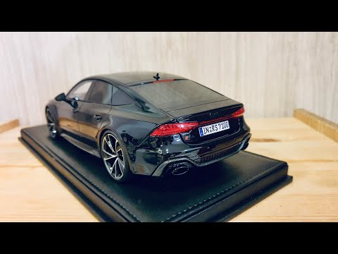 Motorhelix Audi RS7 Sportback Black 1:18 Scale (Unboxing) - YouTube
