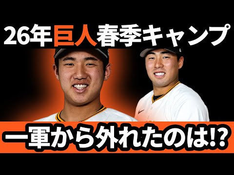 Giants' first-team spring training camp roster confirmed! Who was