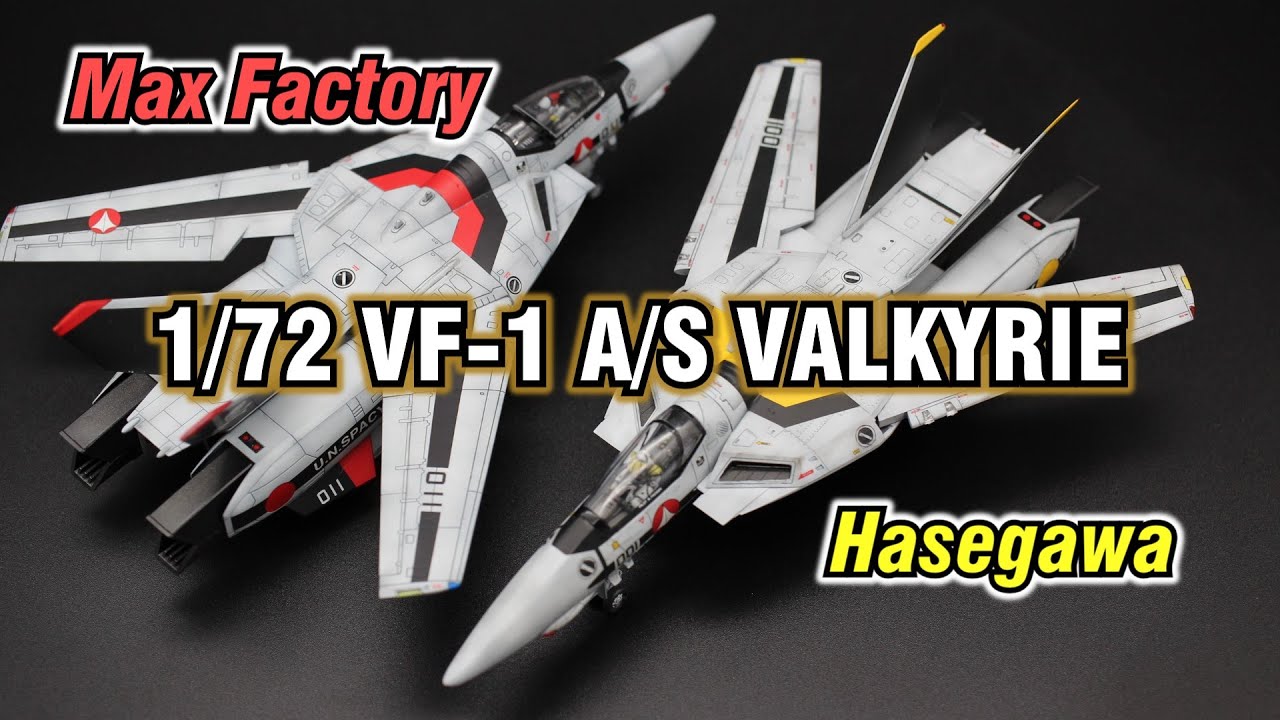 1/72 VF-1J スーパーバルキリー マックス機（バンダイ） - YouTube