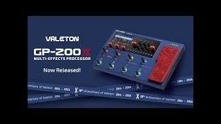 Valeton 10周年記念モデル：GP-200X - YouTube