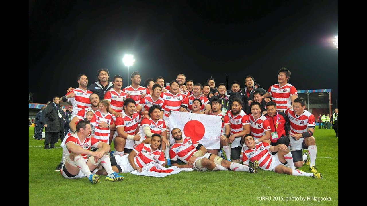 ラグビー日本代表 ラグビーワールドカップ2015 帰国記者会見 - YouTube