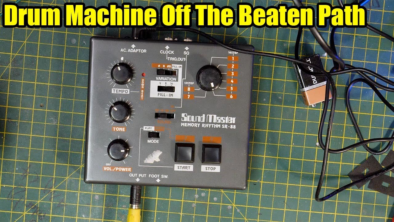 Sound Master Memory Rhythm SR 88 – sound, operation, programming