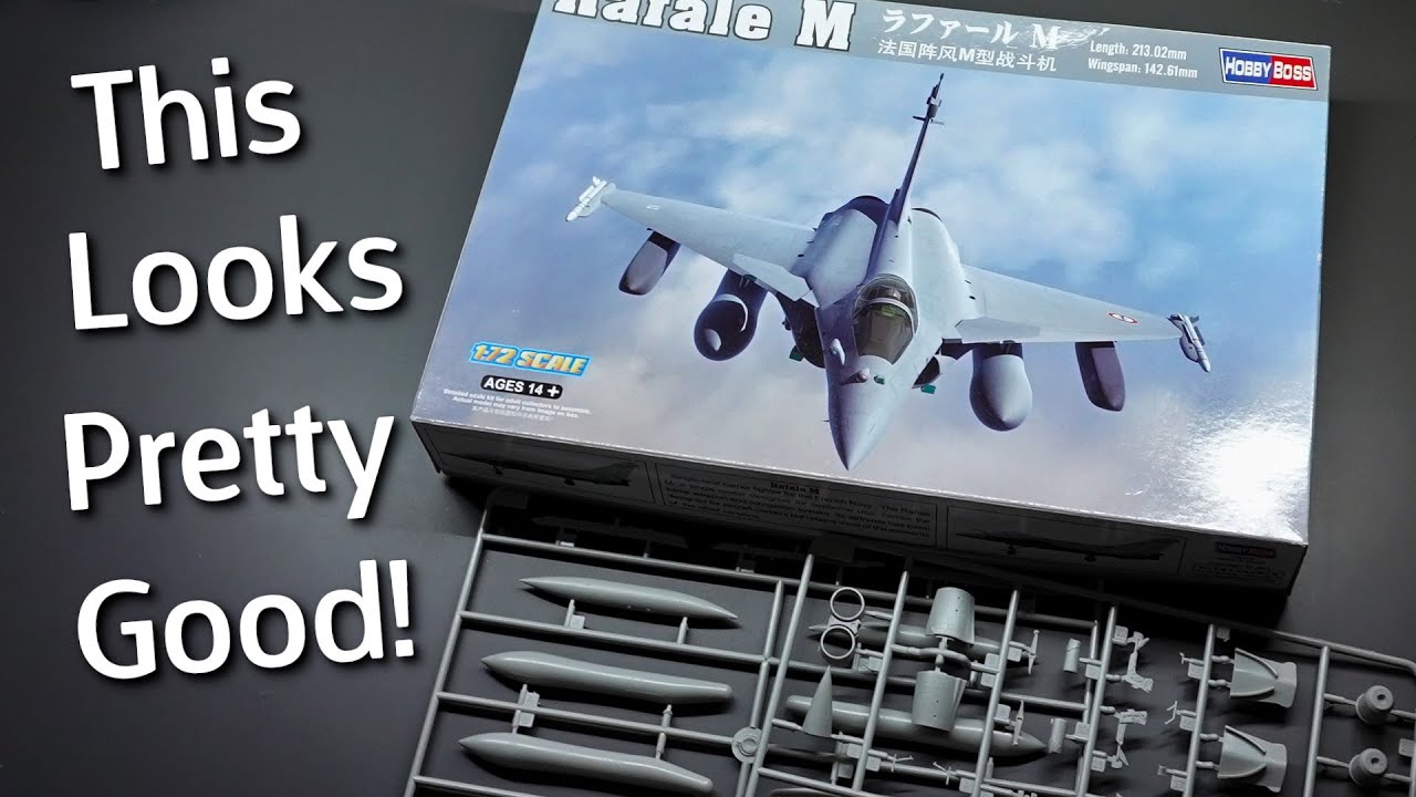 Uncomplicated With Good Detail! HobbyBoss Dassault Rafale M in 1