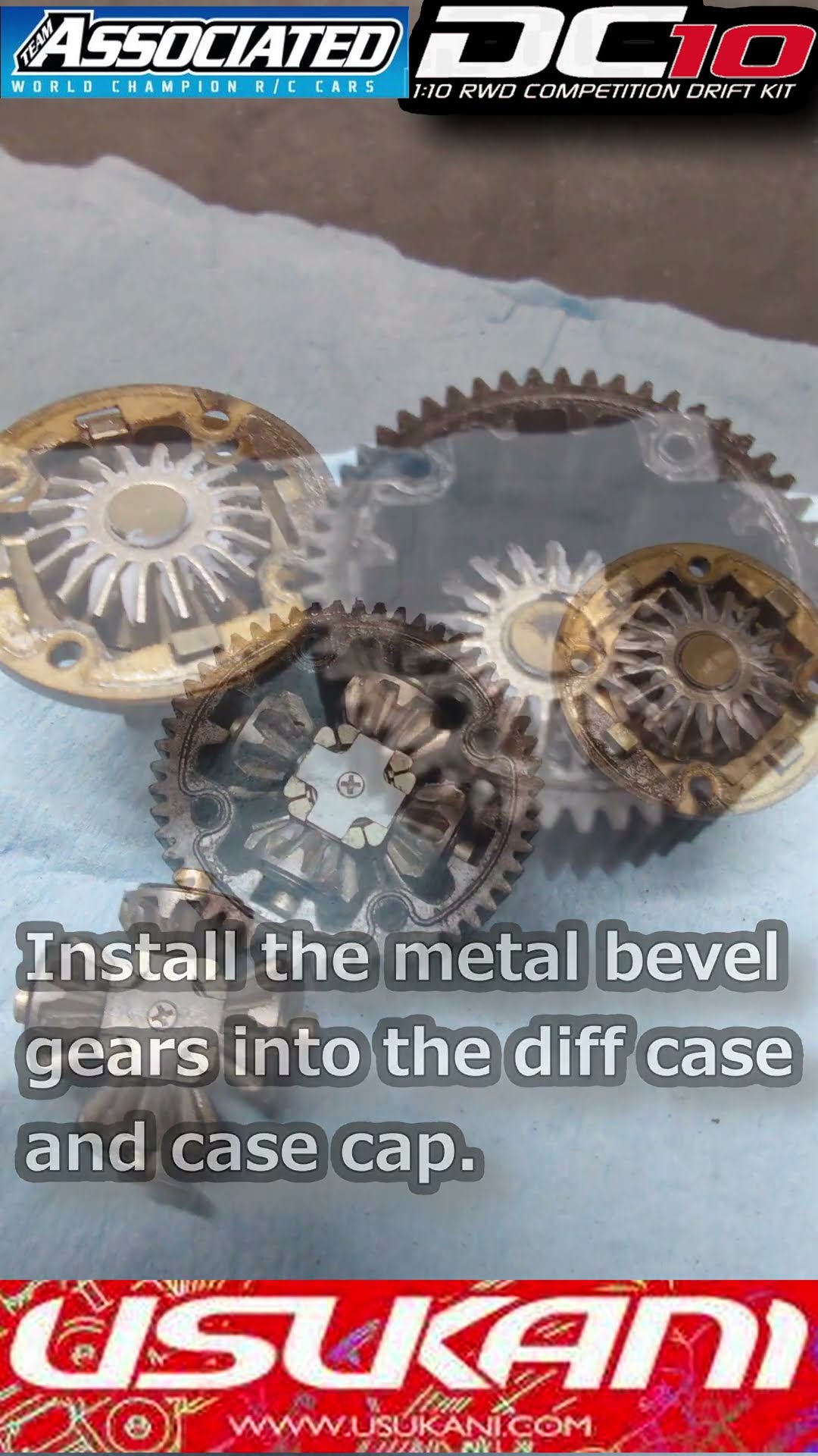 Installing the USUKANI LSD Conversion Set on the ASSOCIATED DC10