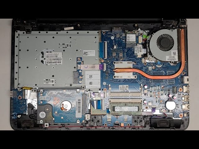 HP Laptop 15-af131dx Disassembly RAM SSD Hard Drive Upgrade