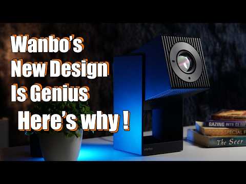 Wanbo's new design is genius! Cube 2 Pro projector - YouTube