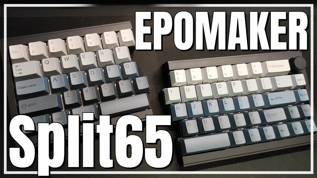 EPOMAKER Split65 分割キーボード レビュー - YouTube