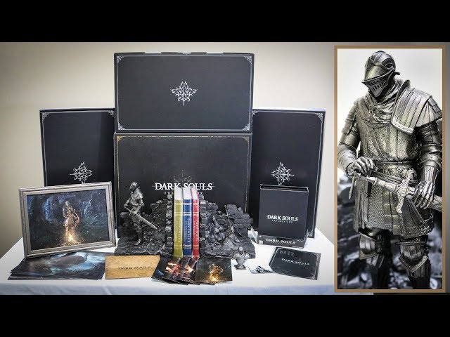 Dark Souls Trilogy box english unboxing (japanese PS4 exclusive