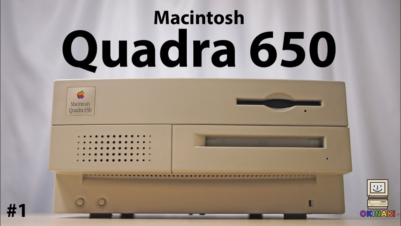 Appeared at the end of 68k Mac] Macintosh Quadra 650 #1 - YouTube