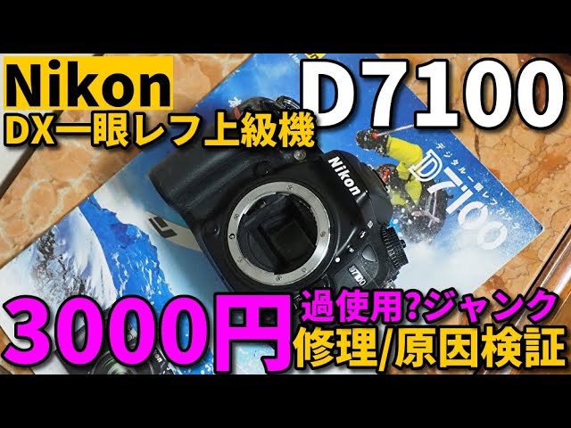 Nikon D3100 Junk Camera: 1000 Yen Special! Tested and Tested! This