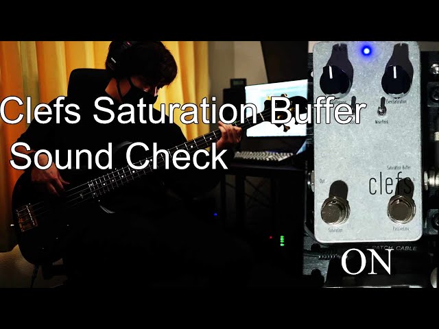 Effect Pedal】Clefs - Saturation Buffer【No Talk】 - YouTube