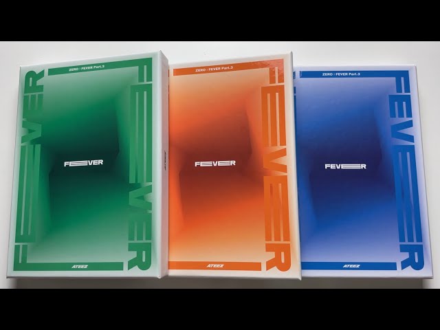 ♡Unboxing ATEEZ 에이티즈 7th Mini Album ZERO: FEVER PART.3 (A