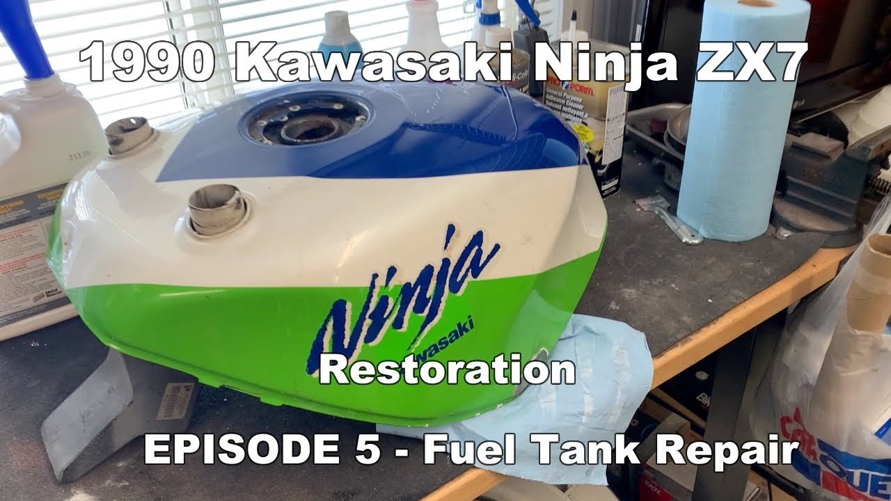 1990 Kawasaki Ninja ZX7 H2 - Restoration Episode 5 - Fuel Tank Pin