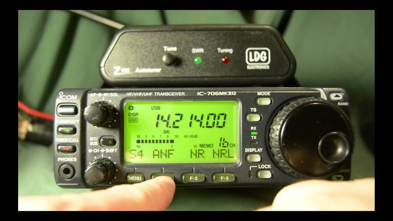 Icom IC-706MK2G 操作パネル と セパレート用ステー 動作未確認 Icom