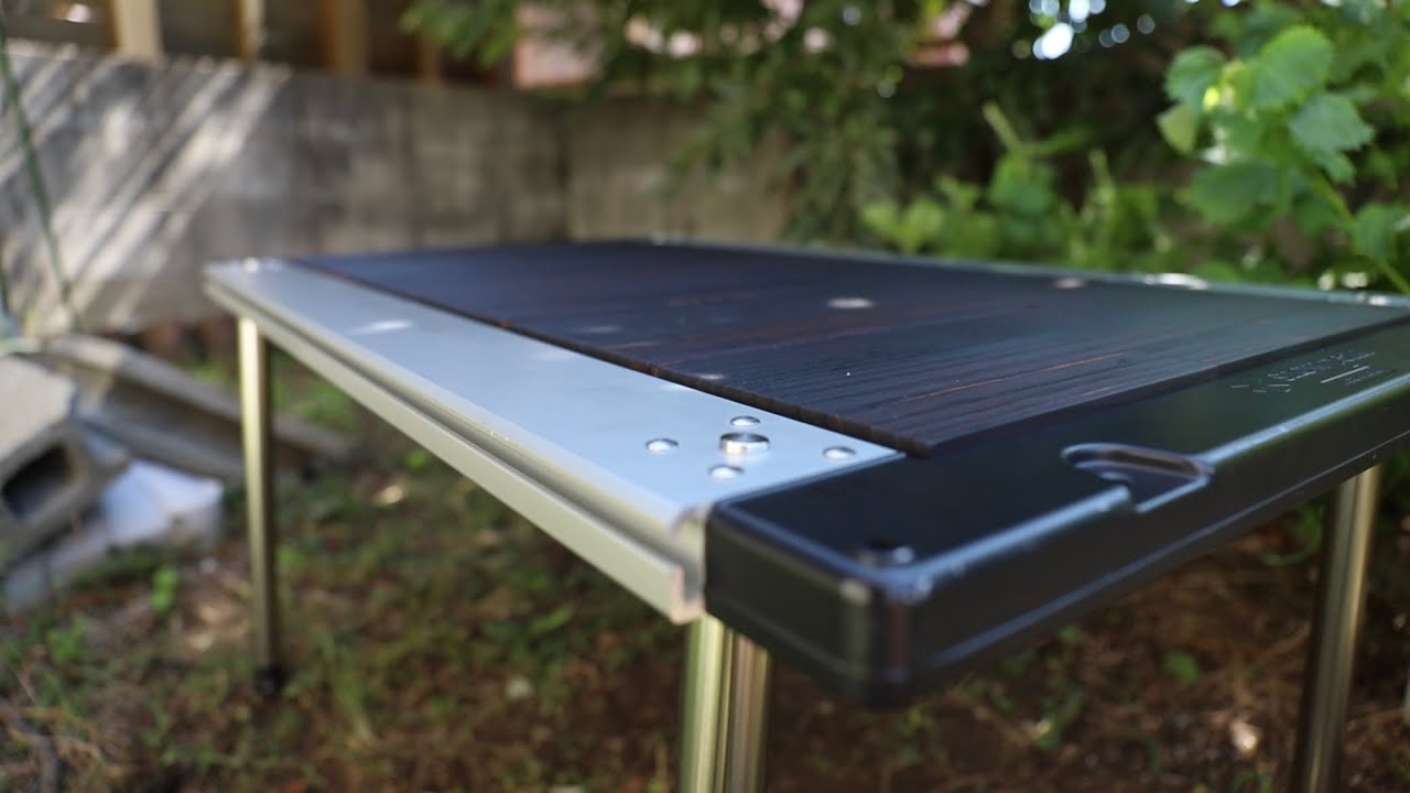 IGT(snowpeak)の天板を超簡単DIY【車中泊計画#5】 - YouTube