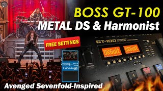 BOSS GT 100 Distortion and Harmonist Sevenfold-Inspired FREE
